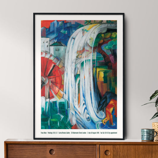 Franz Marc 'The Bewitched Mill' Exhibition Poster