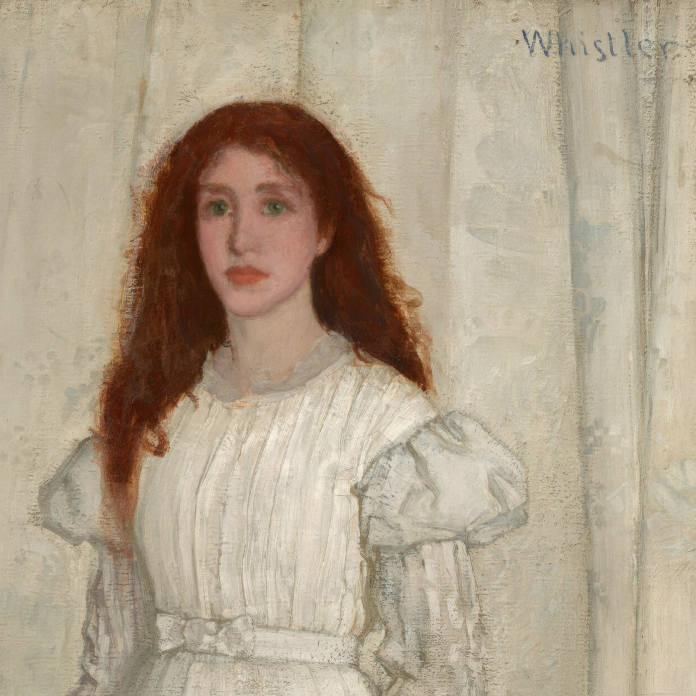 Whistler Exhibition Poster - 'Symphony in White No. 1: The White Girl'