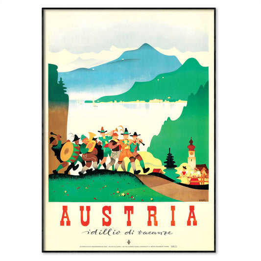 1950s Austrian Travel Poster