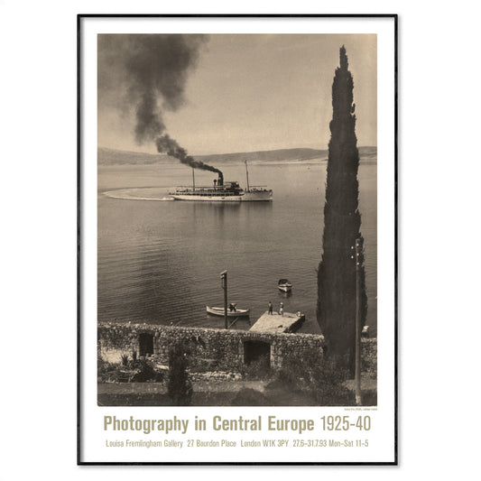 Photography in Central Europe exhibition poster