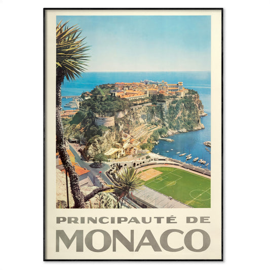 1960s Monaco Travel Poster