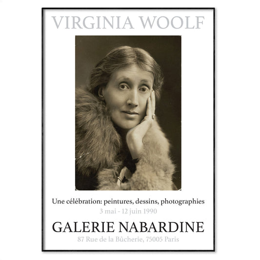Virginia Woolf Exhibition Poster