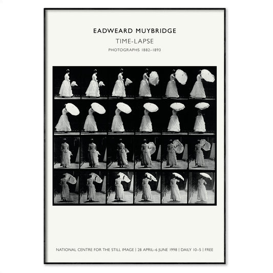 Eadweard Muybridge Time-Lapse Exhibition Poster