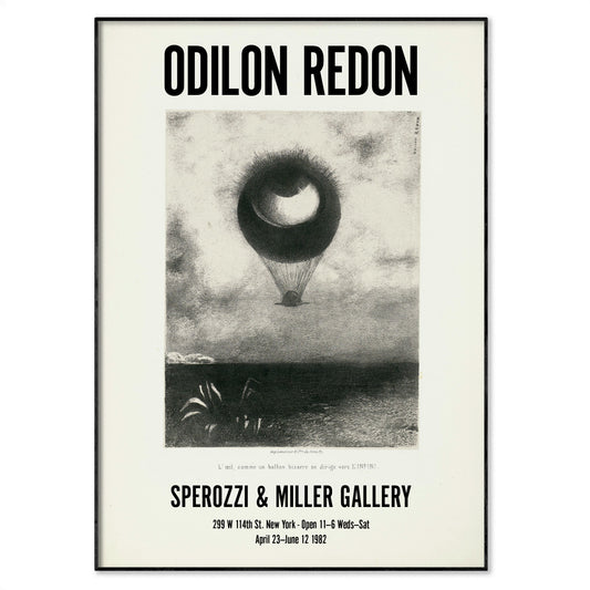Odilon Redon Exhibition Poster - 'The Eye, Like A Strange Balloon'
