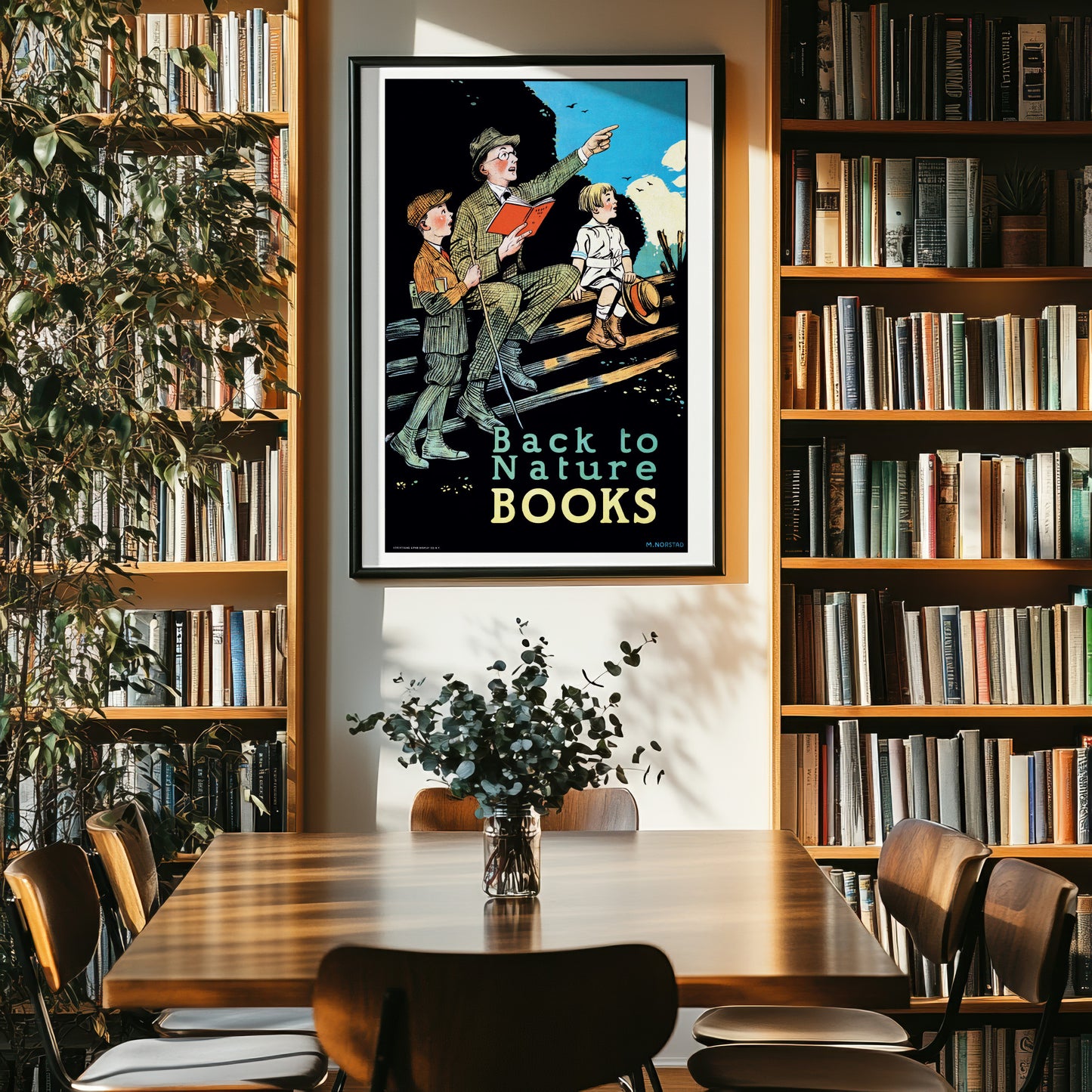 1920s Reading Campaign Poster by Magnus Norstad