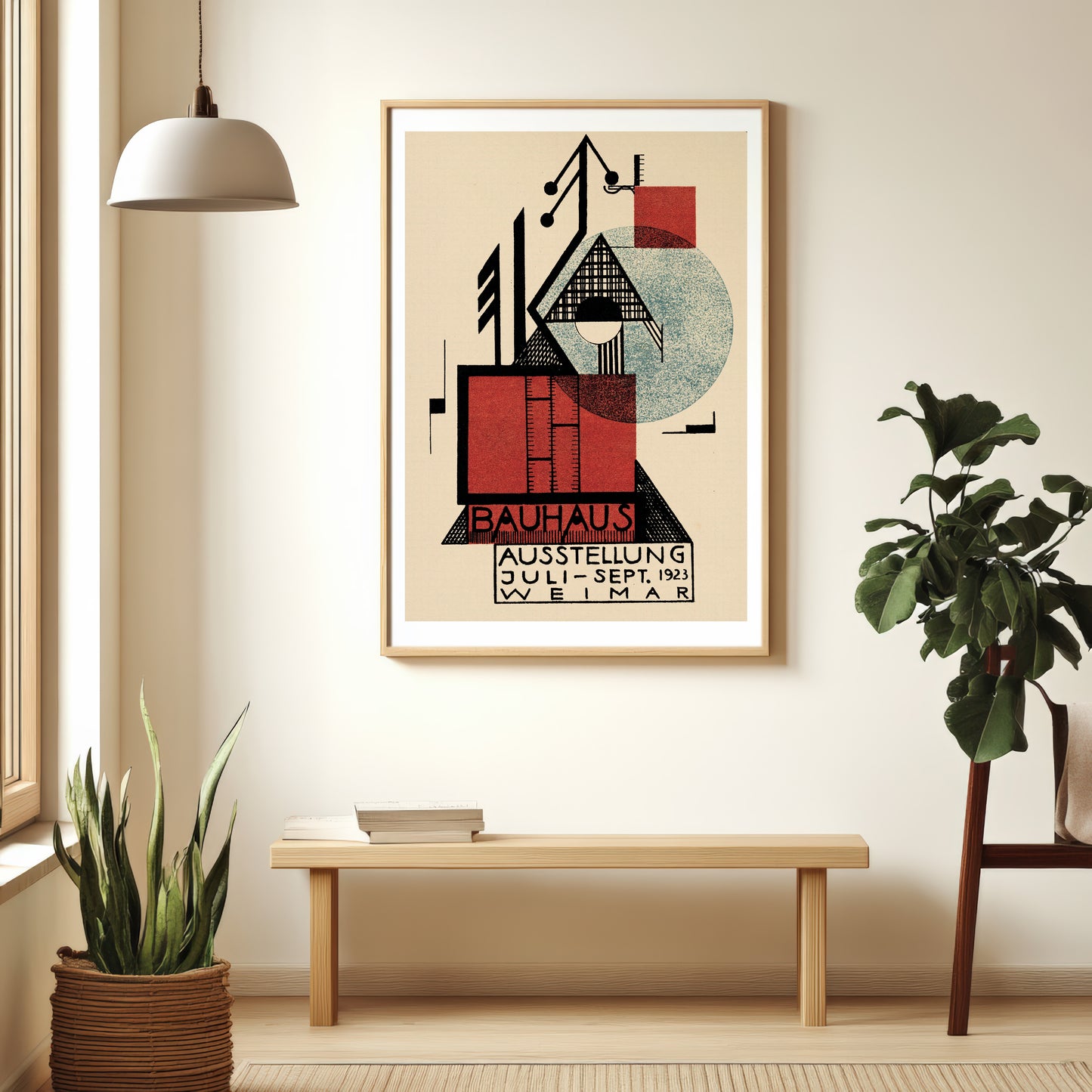 Bauhaus Poster by Rudolf Baschant, 1923