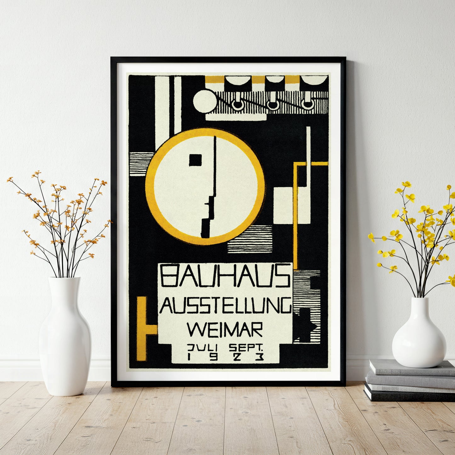 Bauhaus Exhibition Poster by Rudolf Baschant, 1923