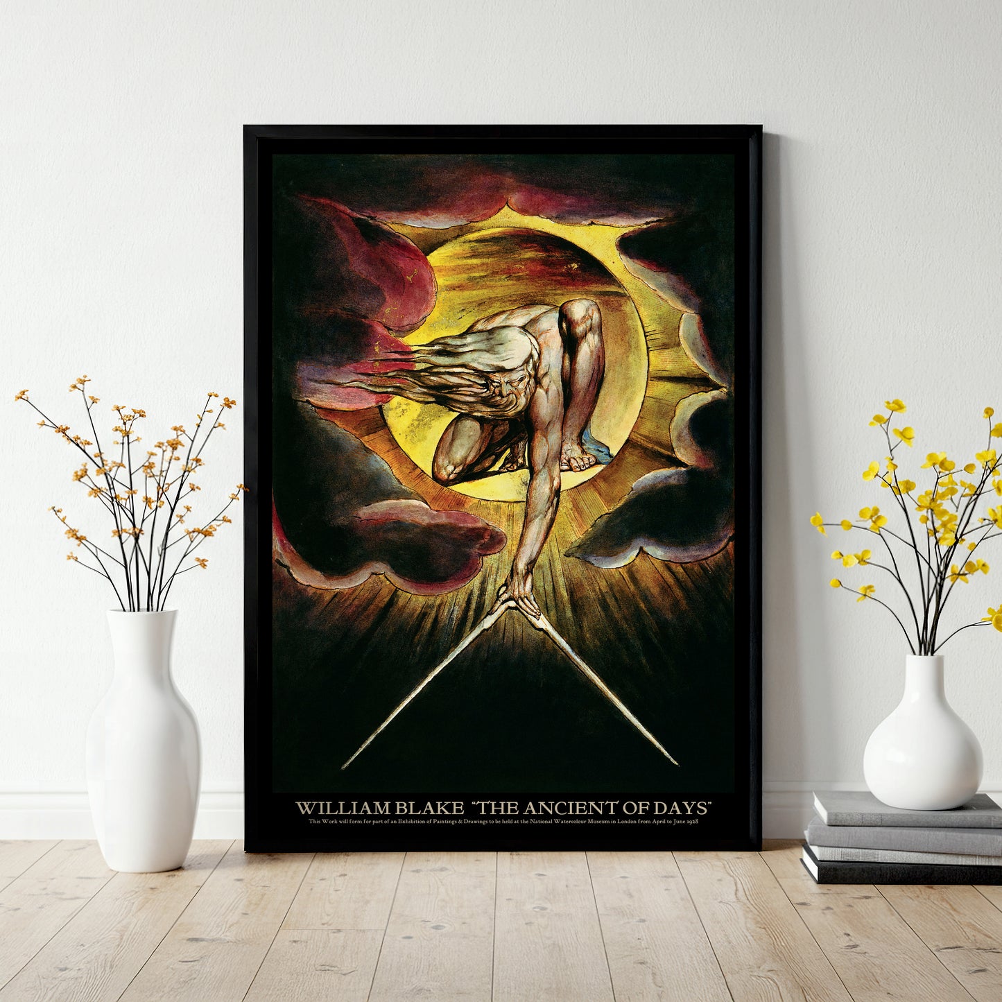 William Blake Exhibition Poster - 'The Ancient Of Days'