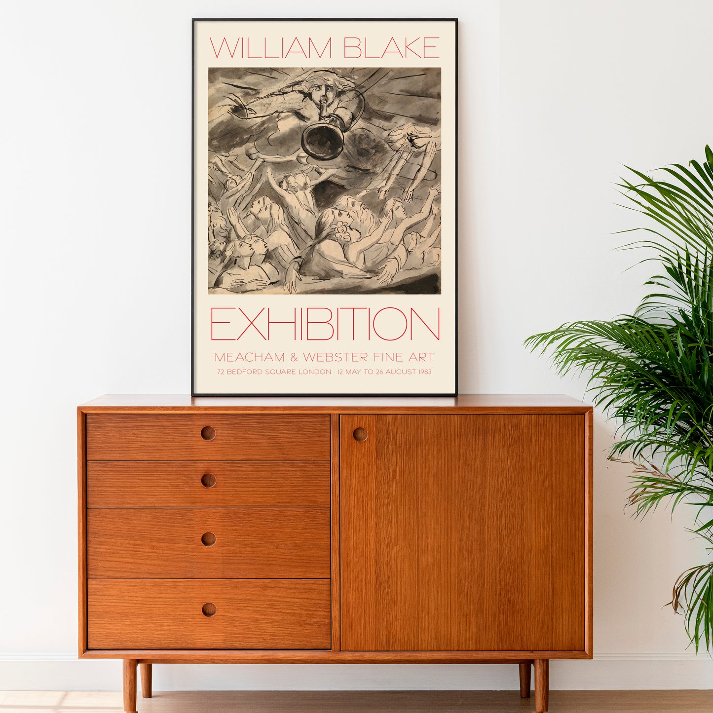 William Blake Exhibition Poster - 'The Last Trumpet'