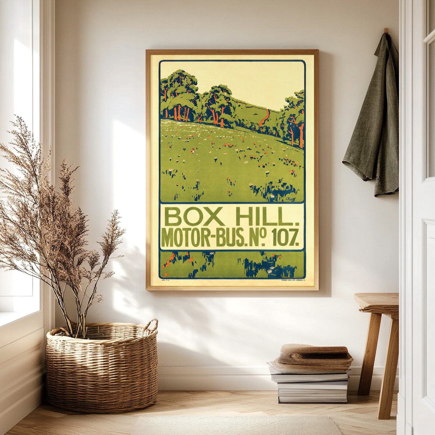 Box Hill - Motor Bus No. 107 by Paul Rieth, 1914