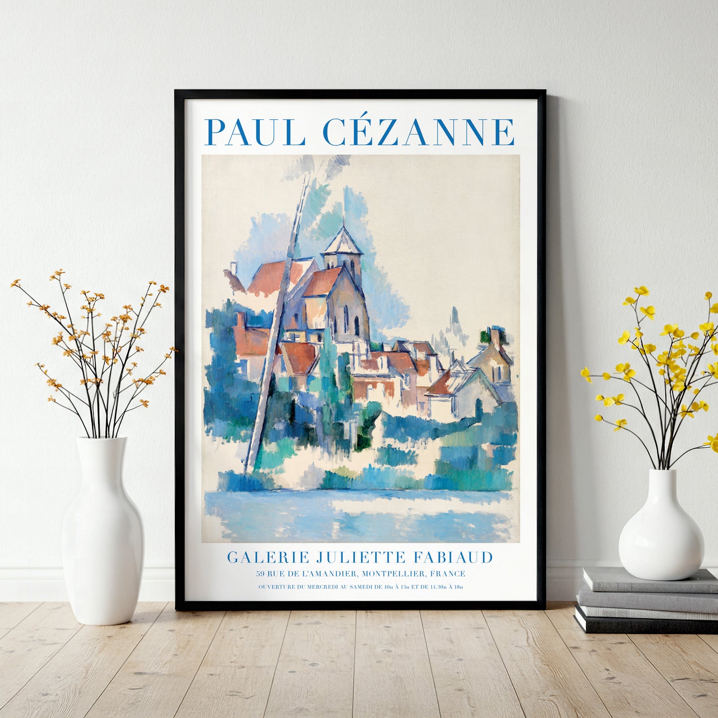 Paul Cézanne Exhibition Poster - The Church at Montigny-Sur-Loing, 1898