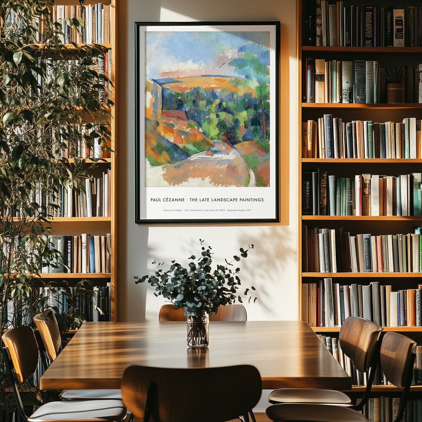 Paul Cézanne Exhibition Poster - The Bend In The Road, 1900-1906