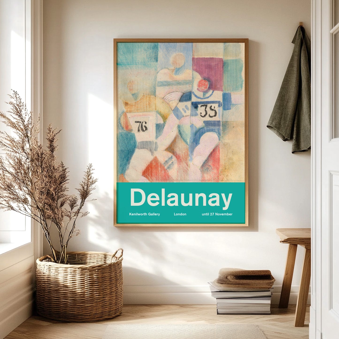 Robert Delaunay Exhibition Poster: 'Étude pour les coureurs' - 'Study for The Runners'