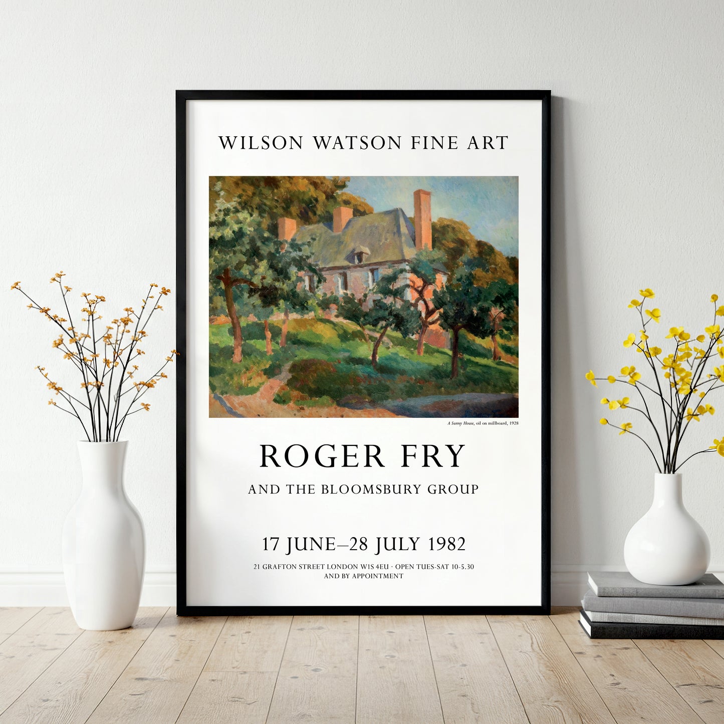 Roger Fry And The Bloomsbury Group Exhibition Poster - 'A Surrey House'