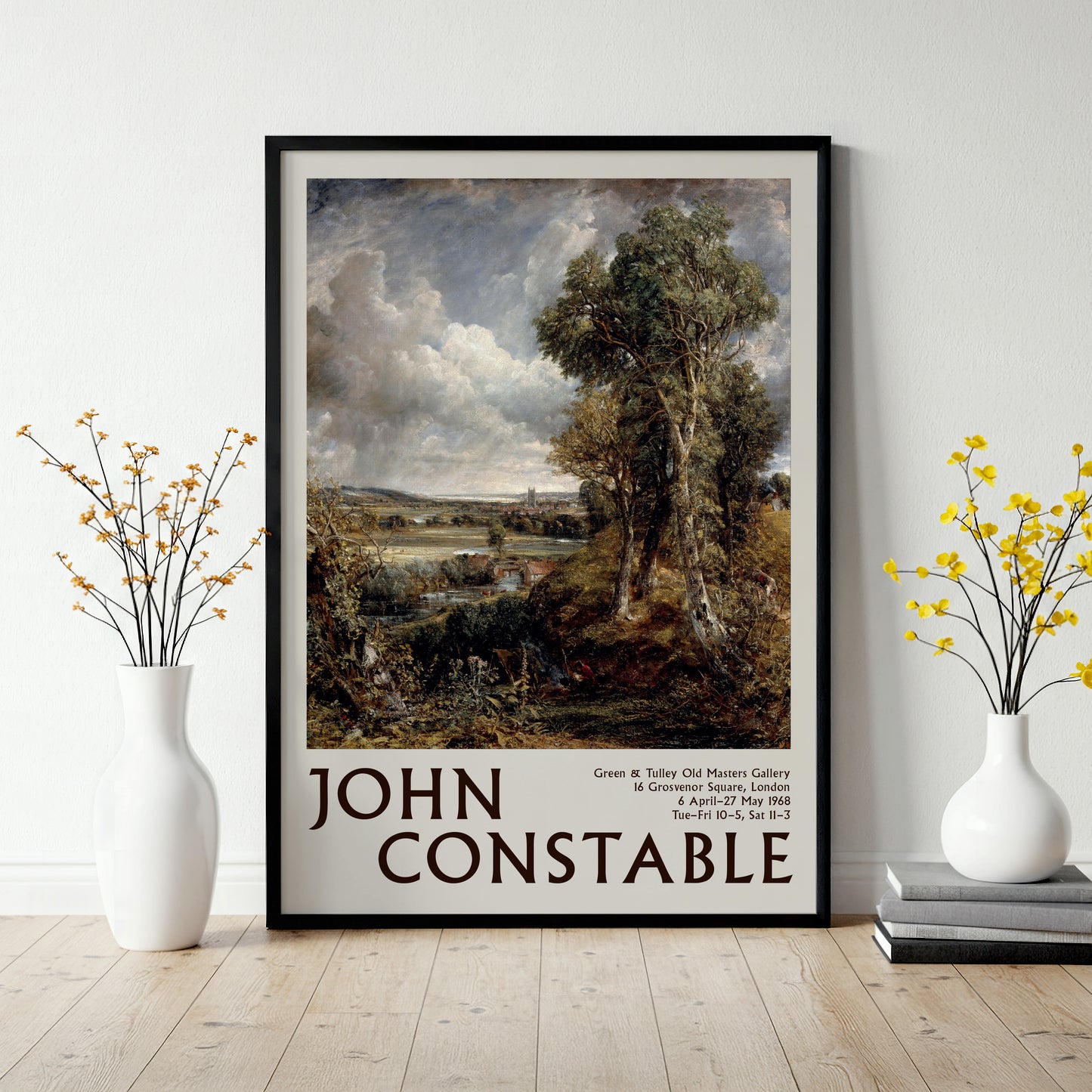 John Constable Exhibition Poster - The Vale of Dedham, 1802