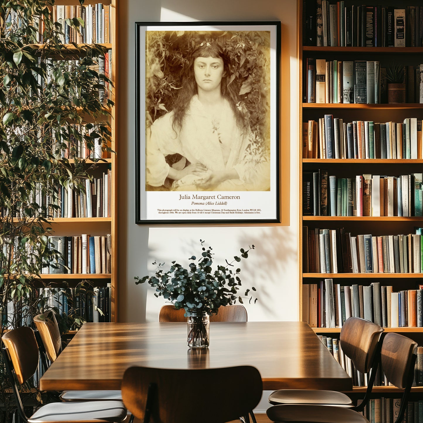 Julia Margaret Cameron Photography Exhibition Poster Print - Portrait of 'Alice In Wonderland' Alice Liddell