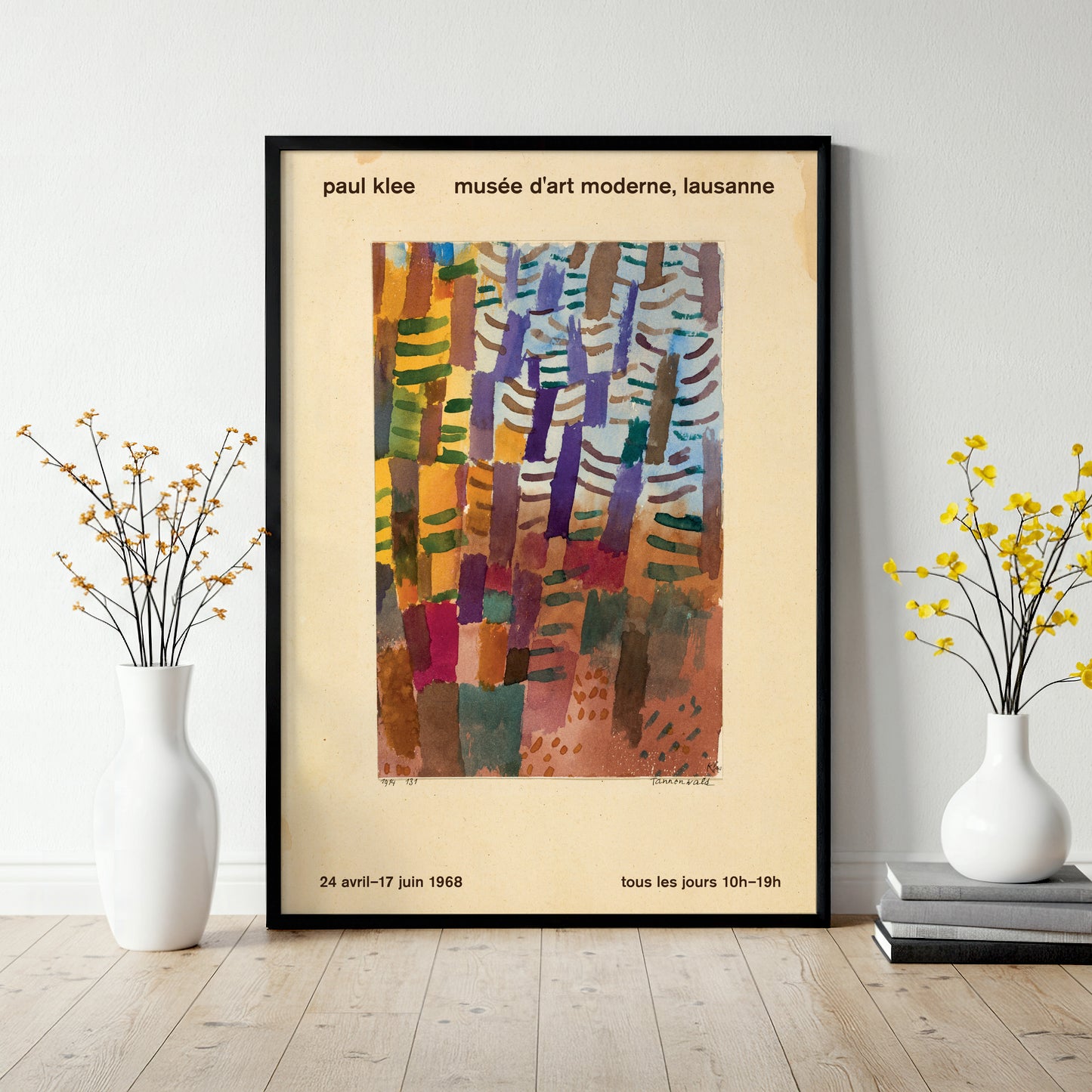 Paul Klee Exhibition Poster - 'Tannenwald' 1914