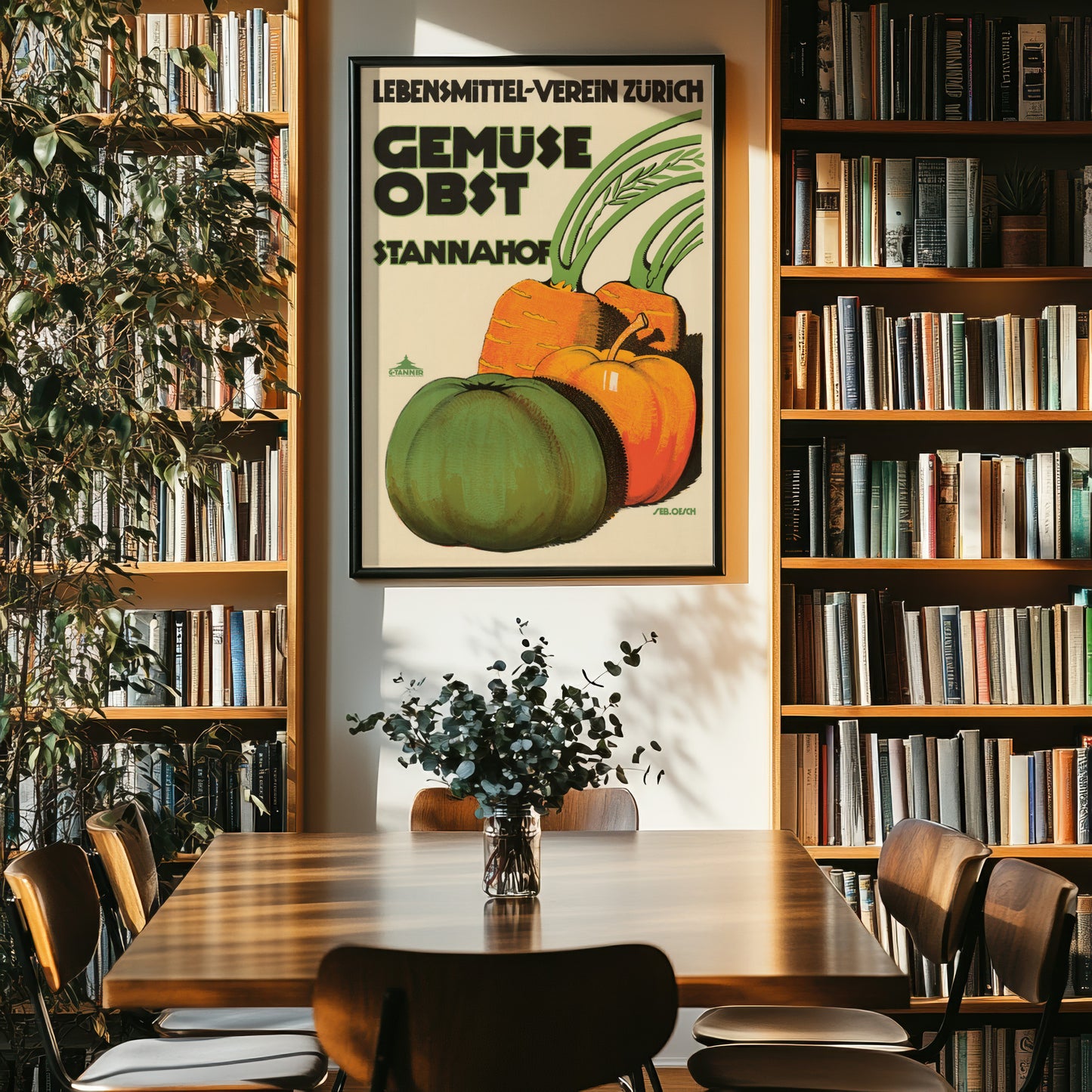 Lebensmittelverein Zürich Fruit & Vegetables Poster