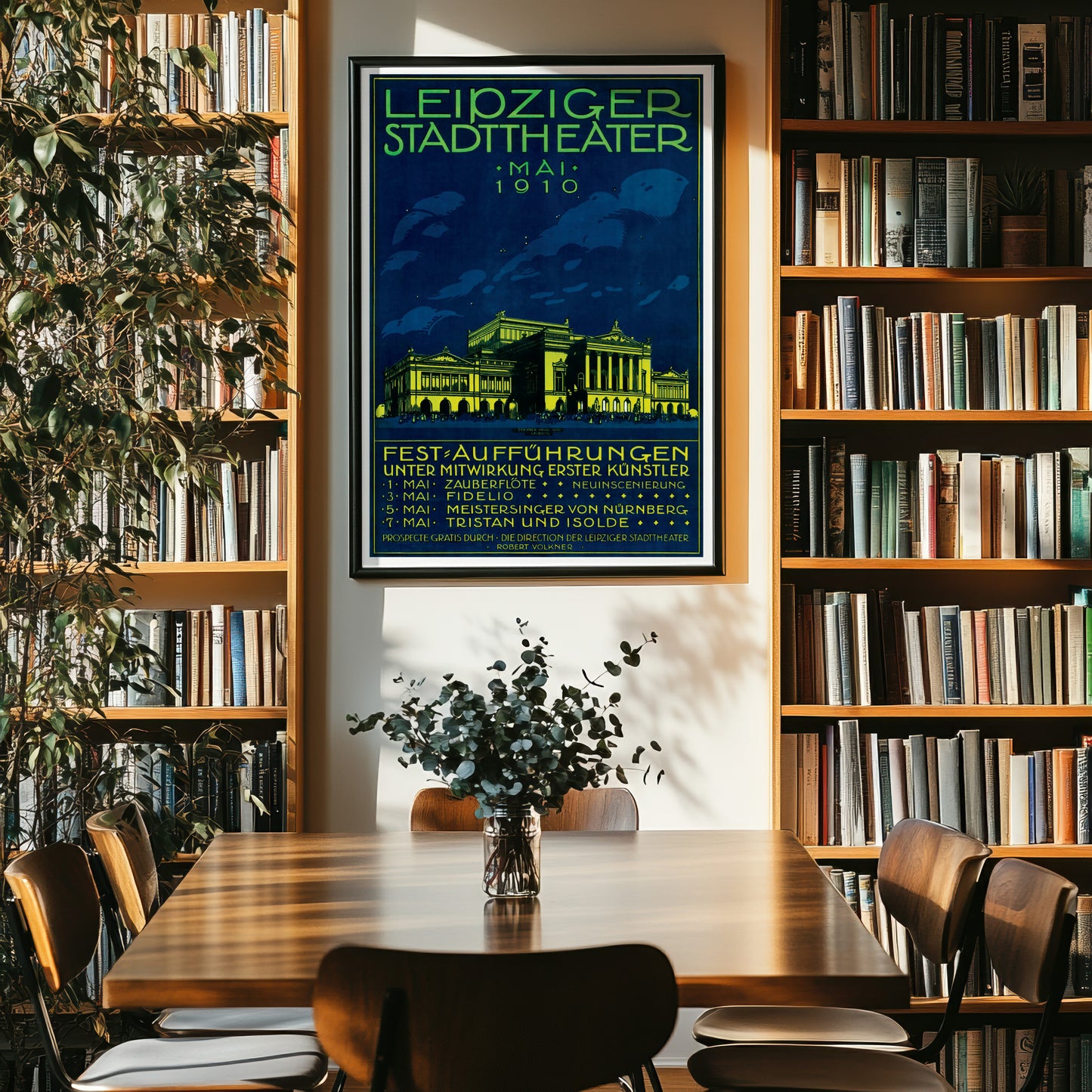 Leipziger Stadttheater Poster (1910) by Hugo Steiner-Prag