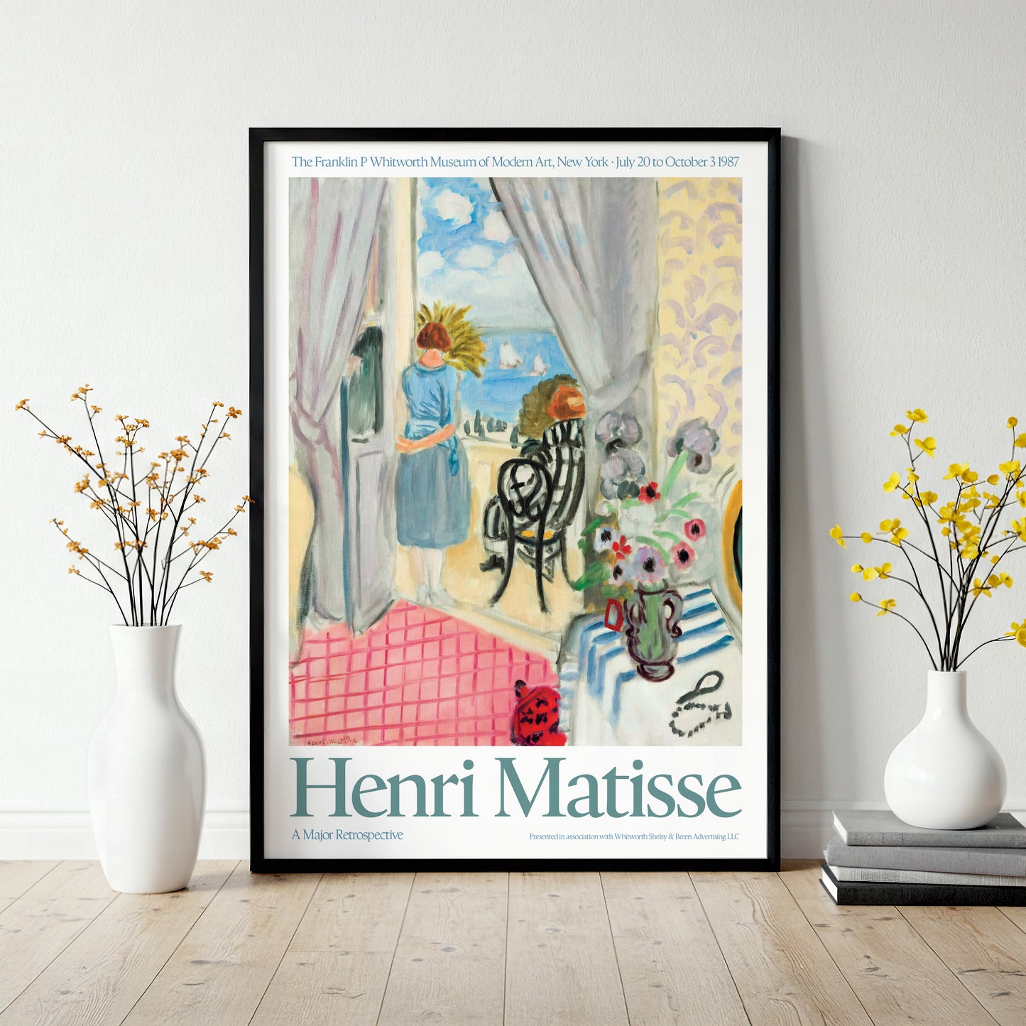 Henri Matisse 'Les régates de Nice' 1921 – Fauvism Coastal Art Exhibition Poster