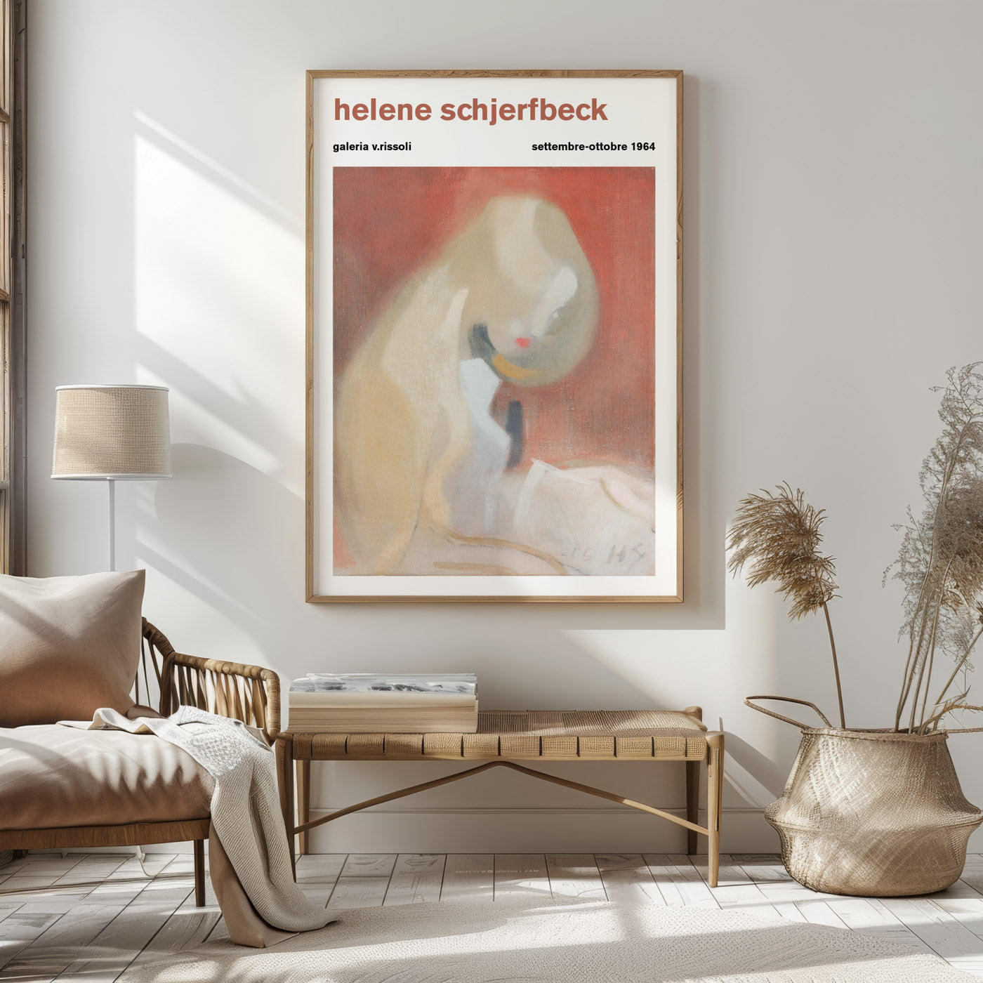 Helene Schjerfbeck Exhibition Poster - Girl With Blonde Hair, 1916