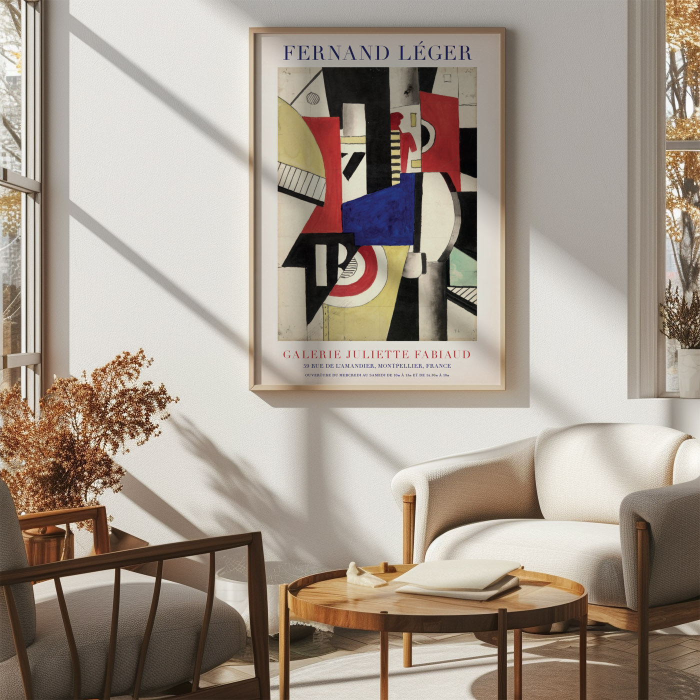 Fernand Léger Wall Art: 'Study For "The City"' Exhibition Poster Print
