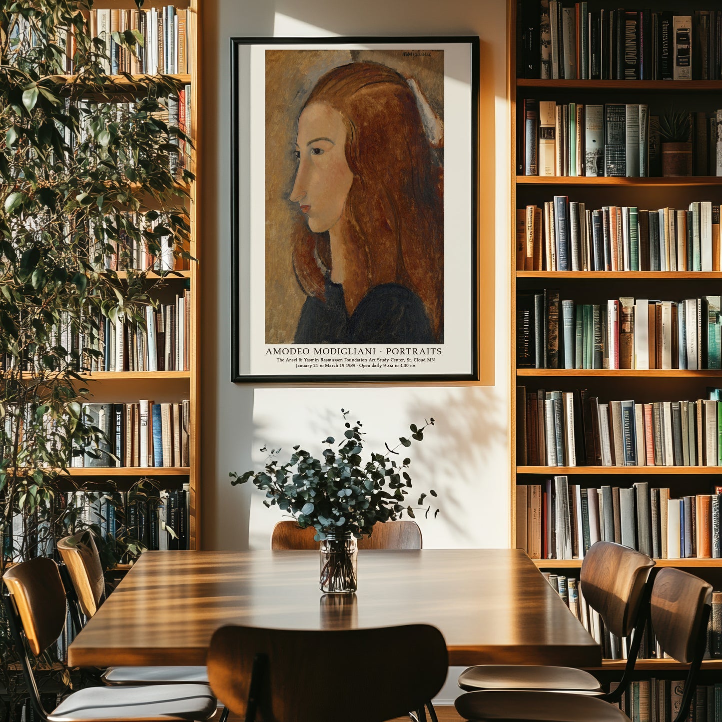 Amedeo Modigliani Exhibition Poster - 'Portrait of a Young Woman' 1918