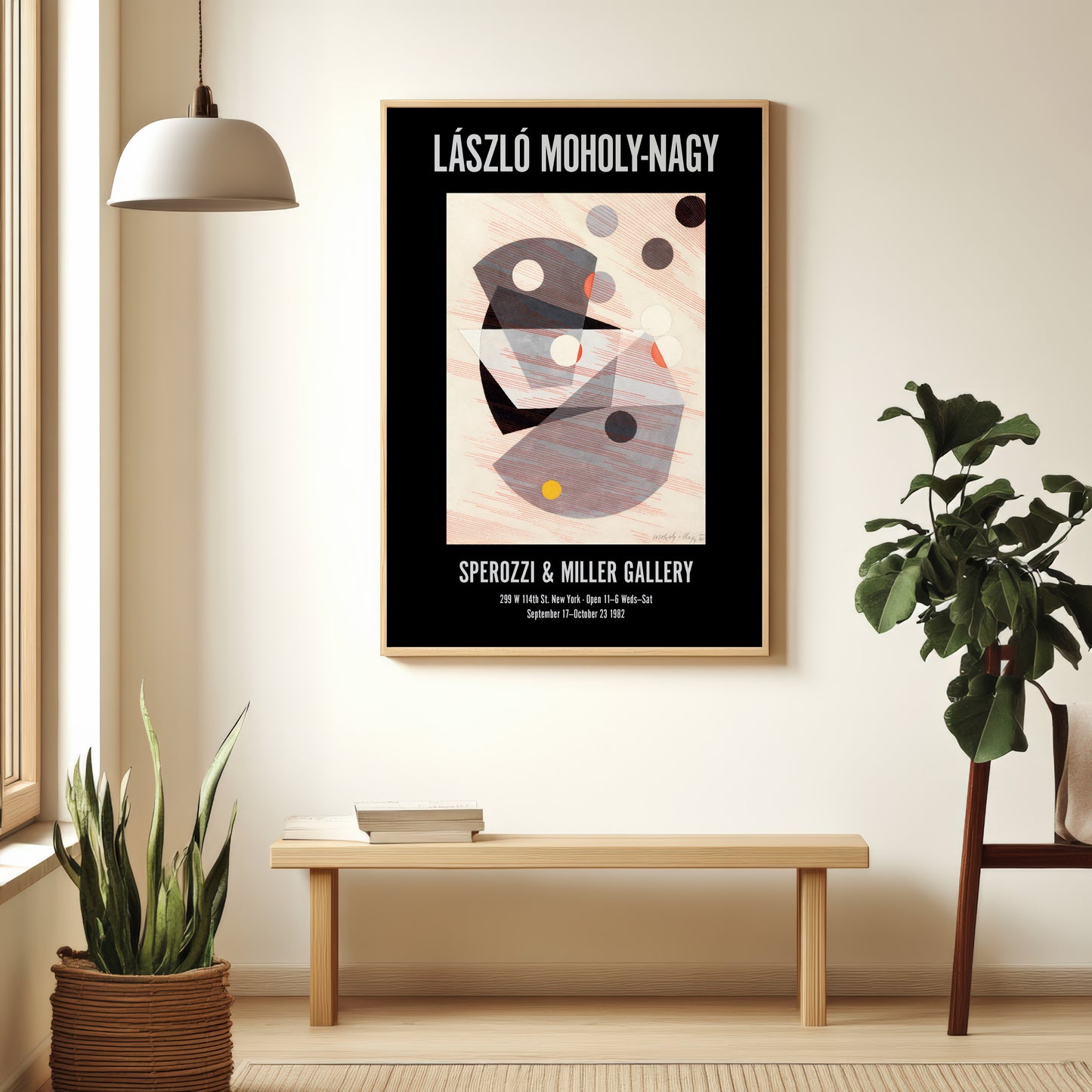 László Moholy-Nagy Exhibition Poster - 'Grey Overlappings', 1930