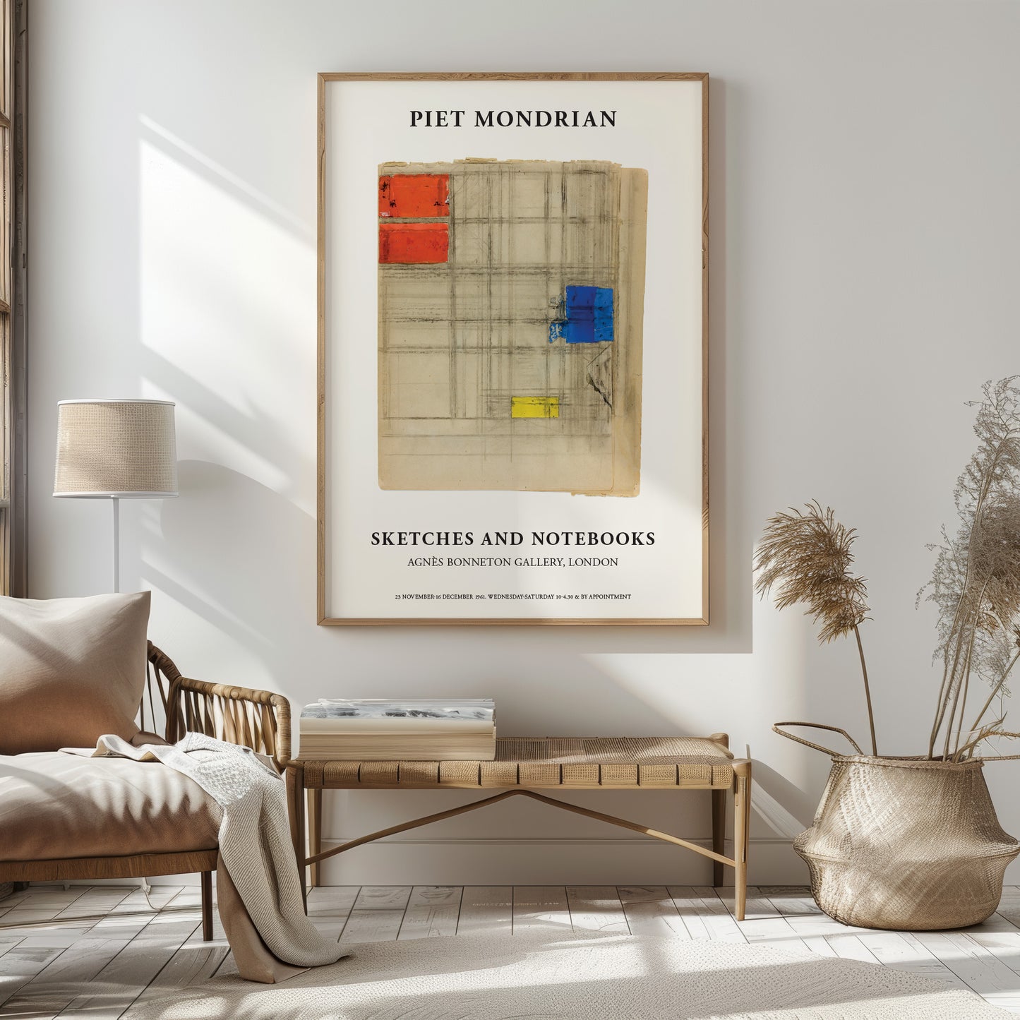 Piet Mondrian Exhibition Poster