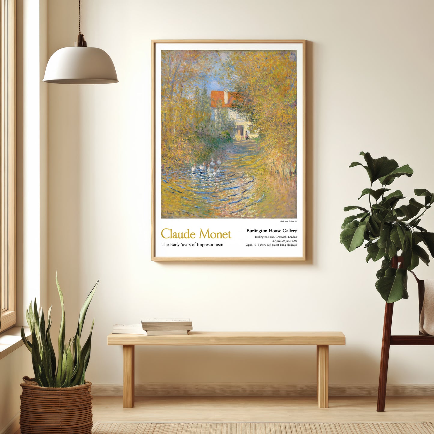 Claude Monet 'The Geese' Exhibition Poster