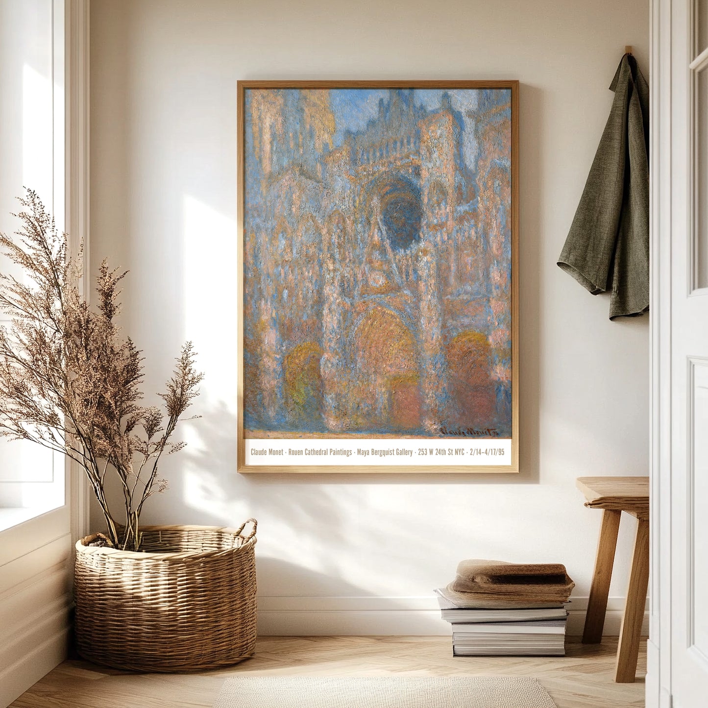 Claude Monet Exhibition Poster - 'Rouen Cathedral, The Façade in Sunlight' 1894