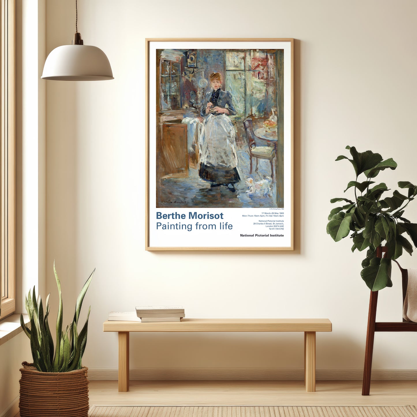 Berthe Morisot Exhibition Poster - In The Dining Room
