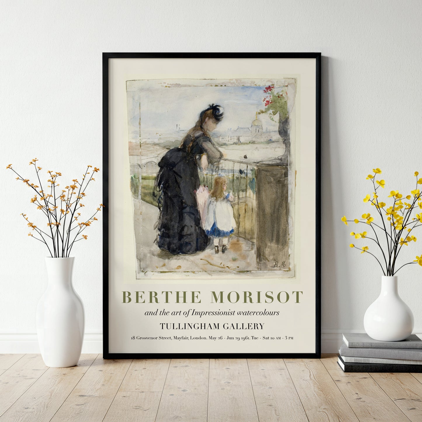 Berthe Morisot Watercolour Exhibition Poster