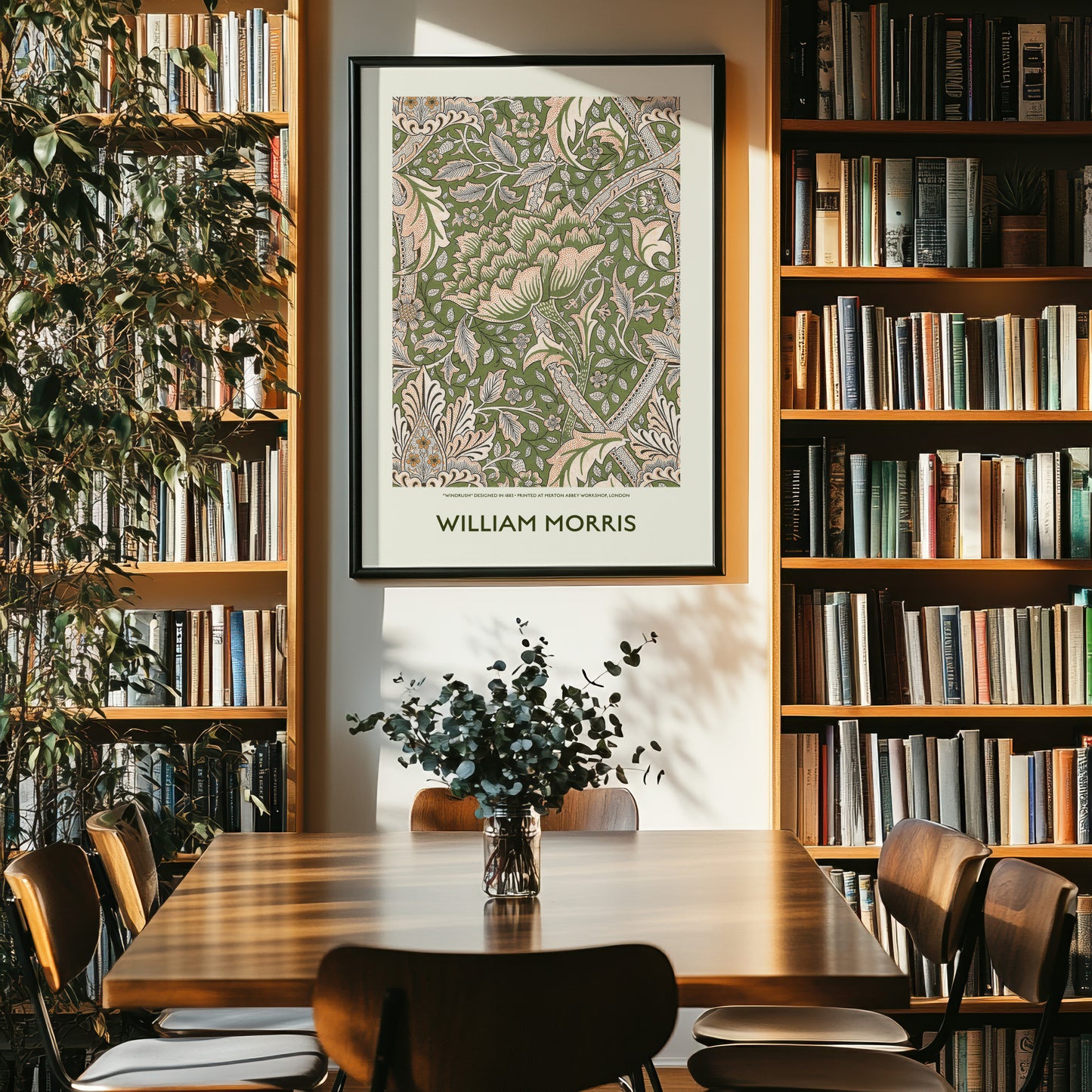 William Morris Exhibition Poster, Windrush Design