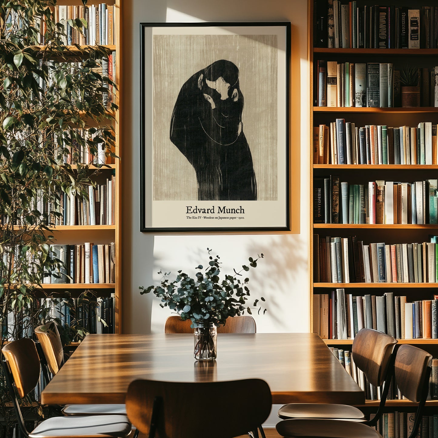 Edvard Munch Poster, The Kiss IV