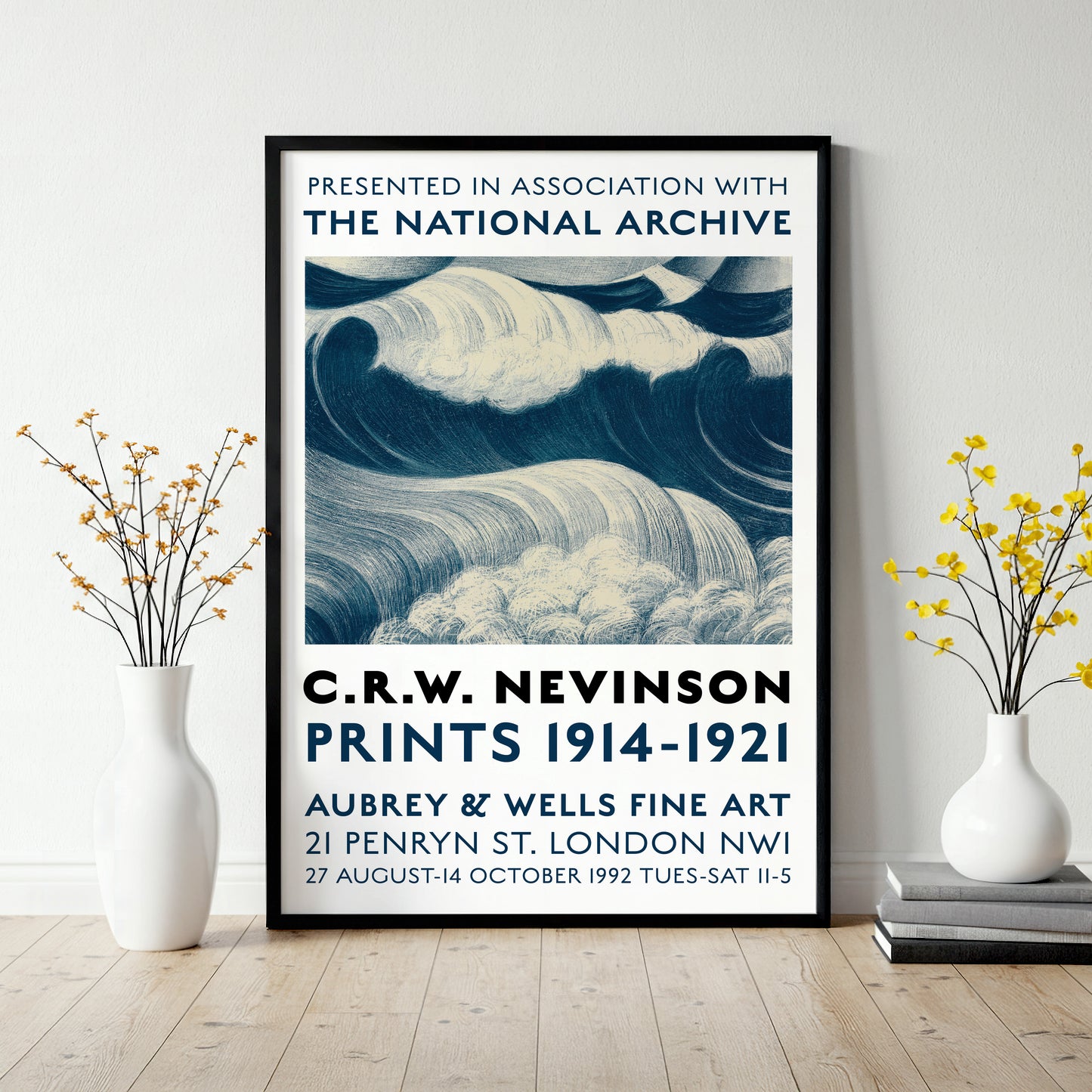 CRW Nevinson Exhibition Poster - The Wave, 1917