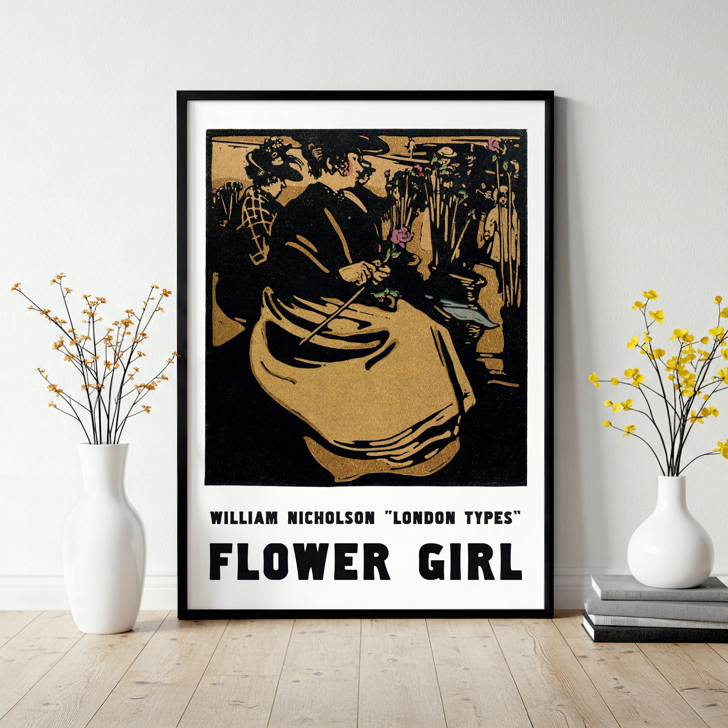 William Nicholson 'London Types' Flower Girl Poster