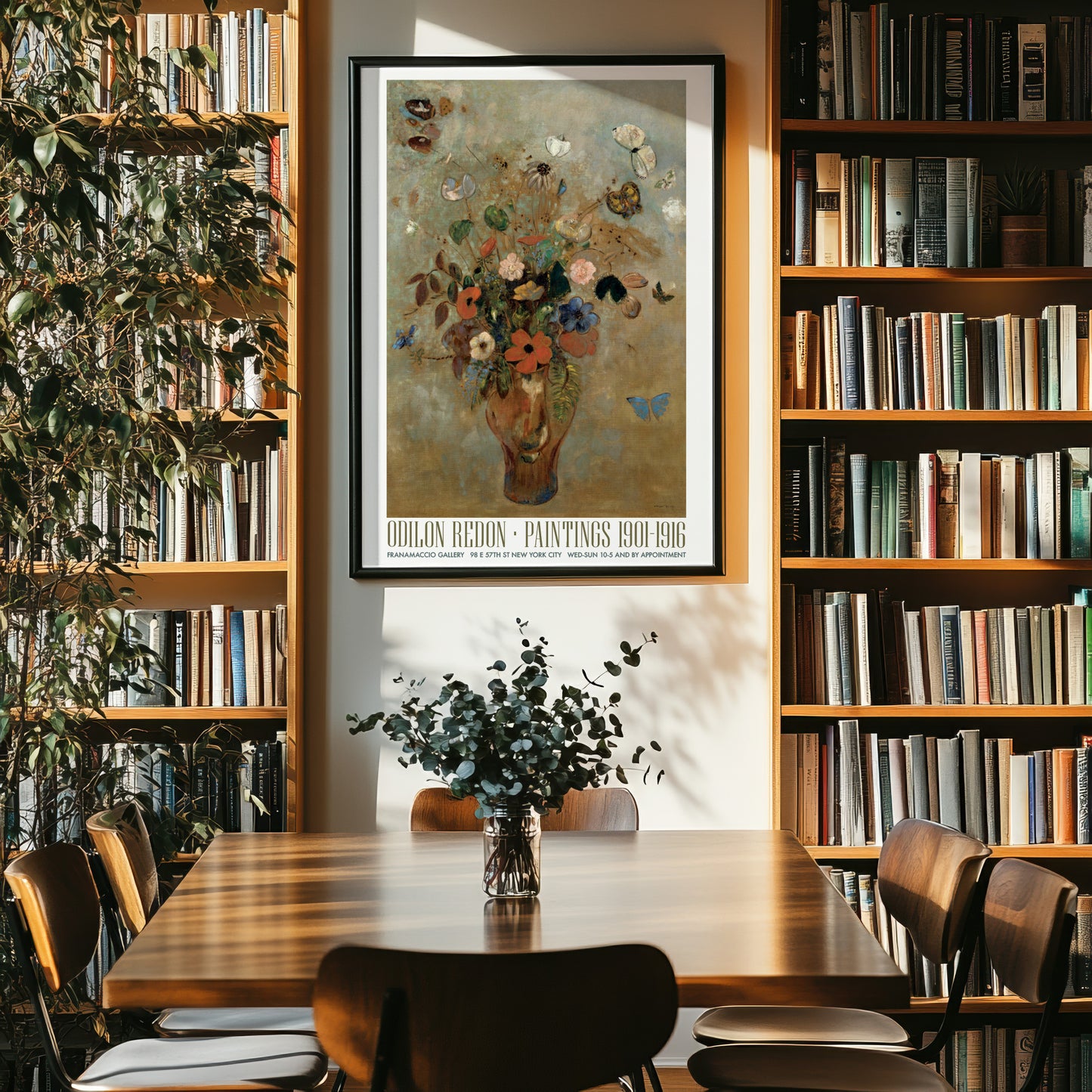 Odilon Redon Exhibition Poster - Still Life With Flowers, 1905