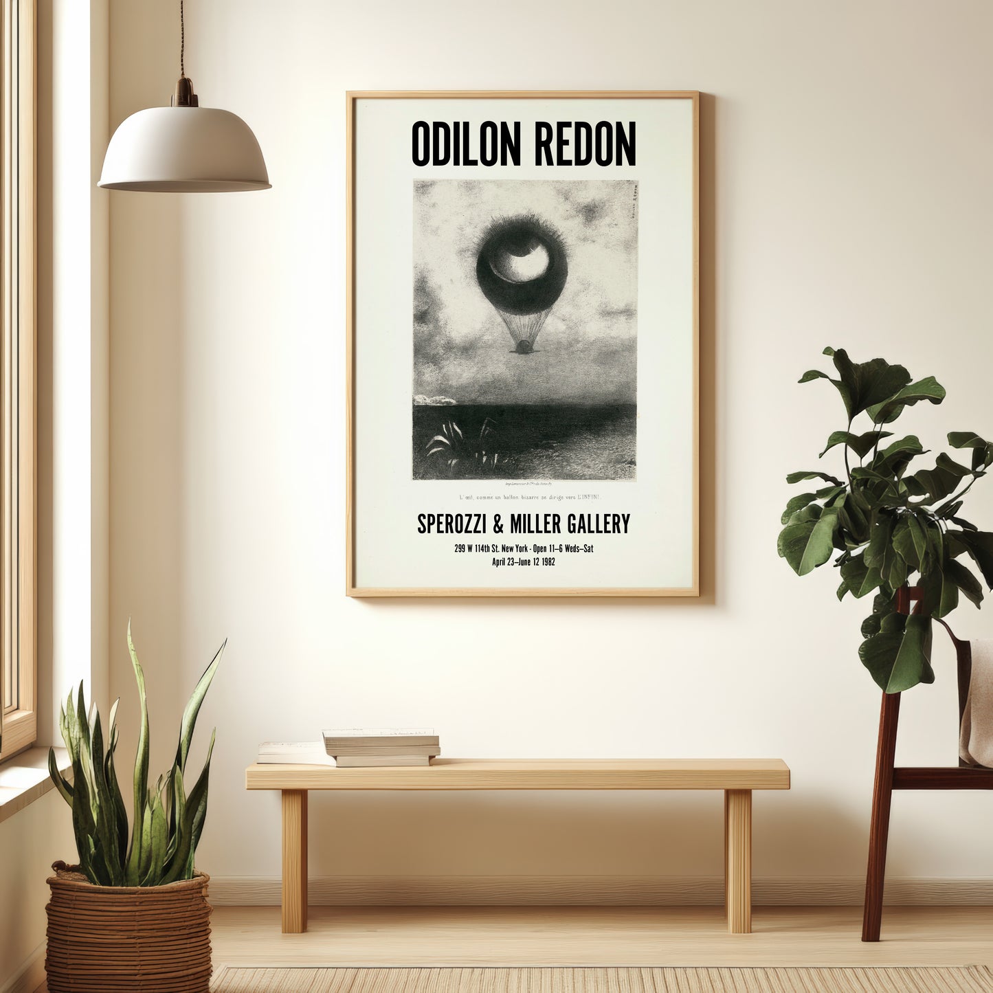Odilon Redon Exhibition Poster - 'The Eye, Like A Strange Balloon'