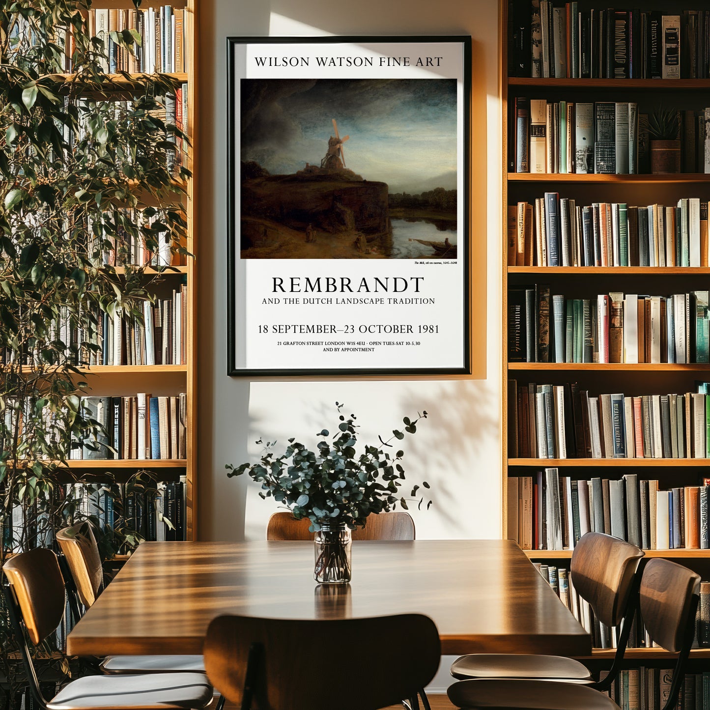 Rembrandt Exhibition Poster - 'The Mill' 1645-1648