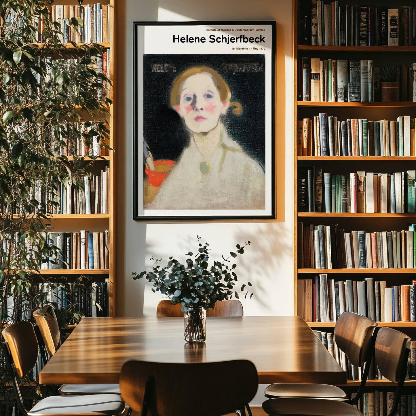 Helene Schjerfbeck Self Portrait Exhibition Poster