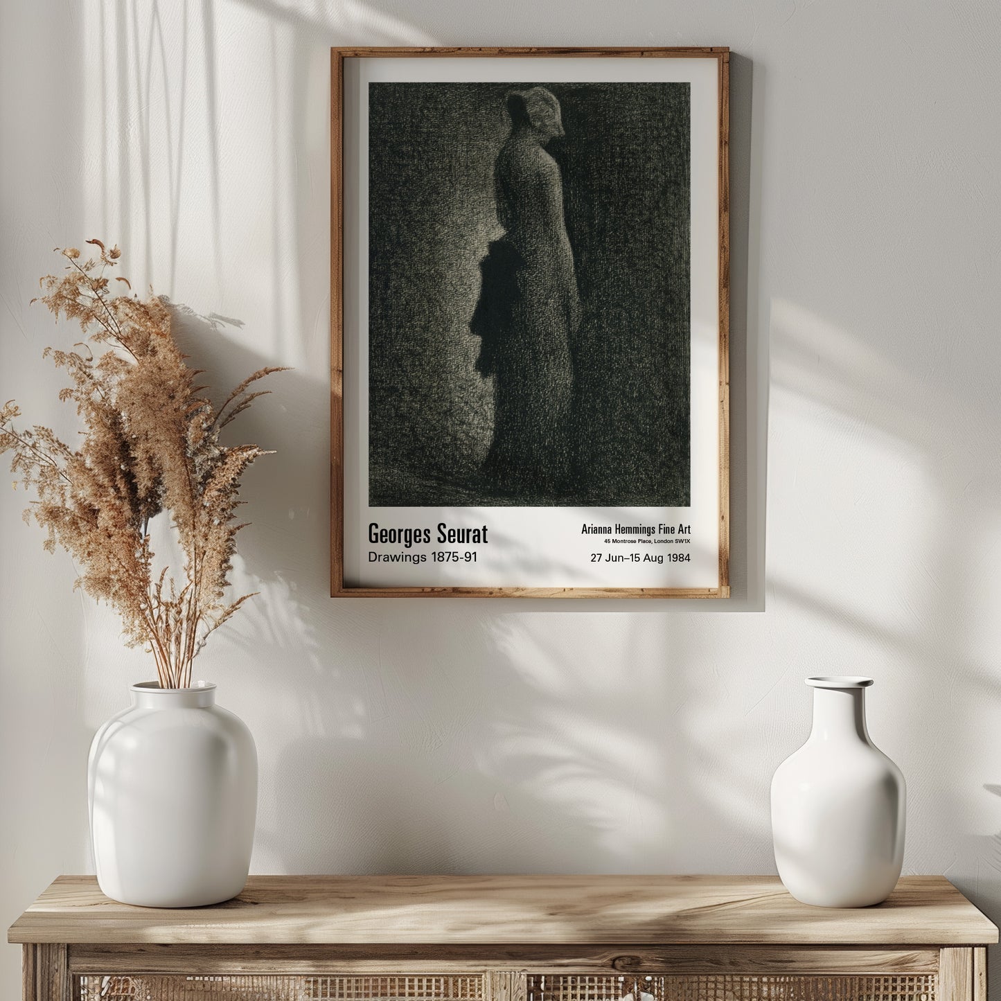 Georges Seurat Drawing Exhibition Poster