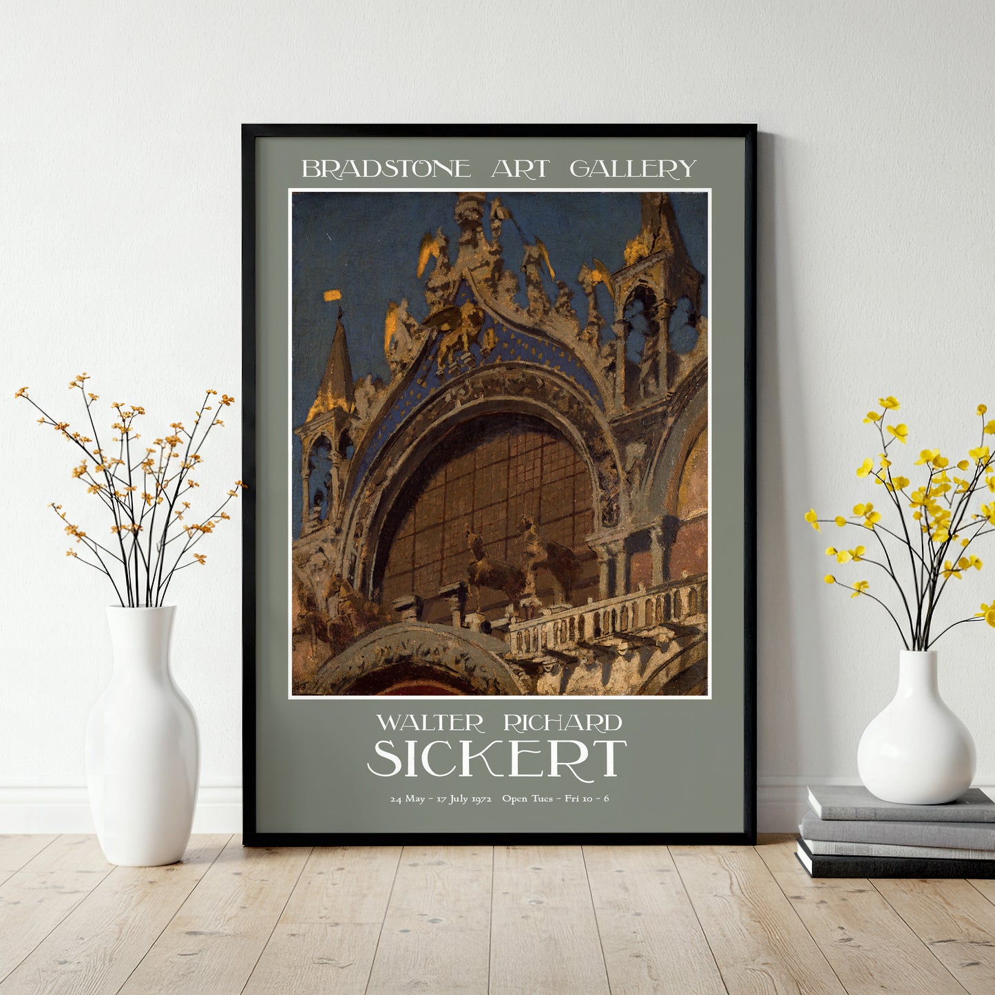 Walter Richard Sickert Exhibition Poster - The Horses of St Mark's, Venice