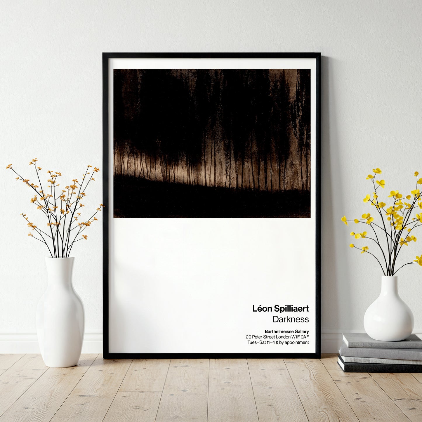 Léon Spilliaert – ‘Moonlight in the Forest’ Symbolist Art Poster (1900–1901)