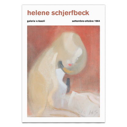 Helene Schjerfbeck Exhibition Poster - Girl With Blonde Hair, 1916