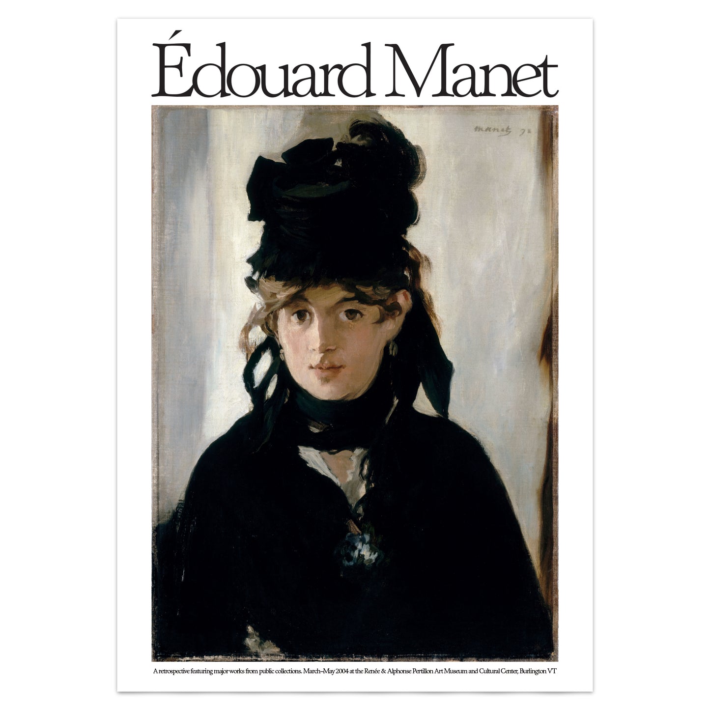 Berthe Morisot by Edouard Manet art print