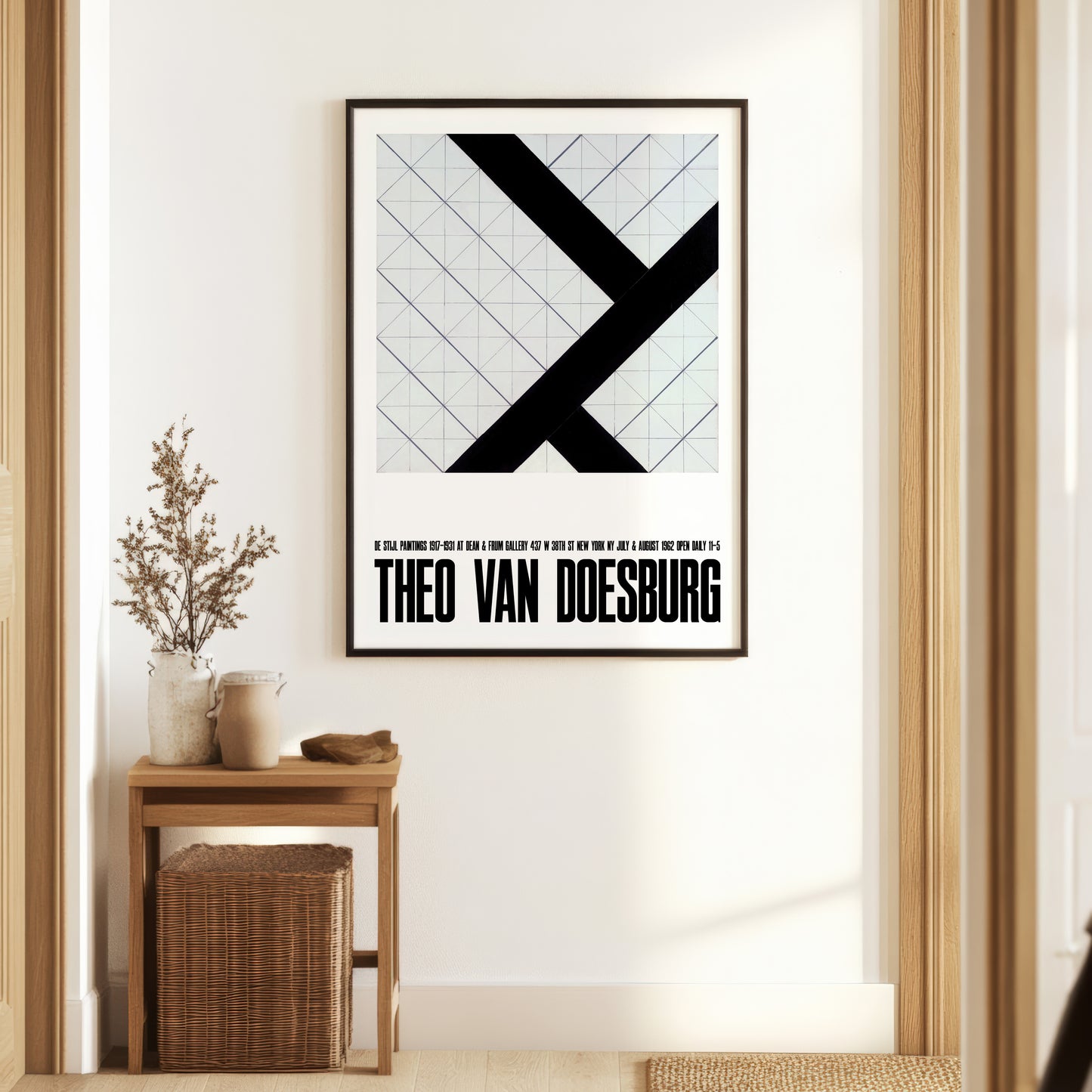 Theo van Doesburg Exhibition Poster - Counter Composition VI (1925)