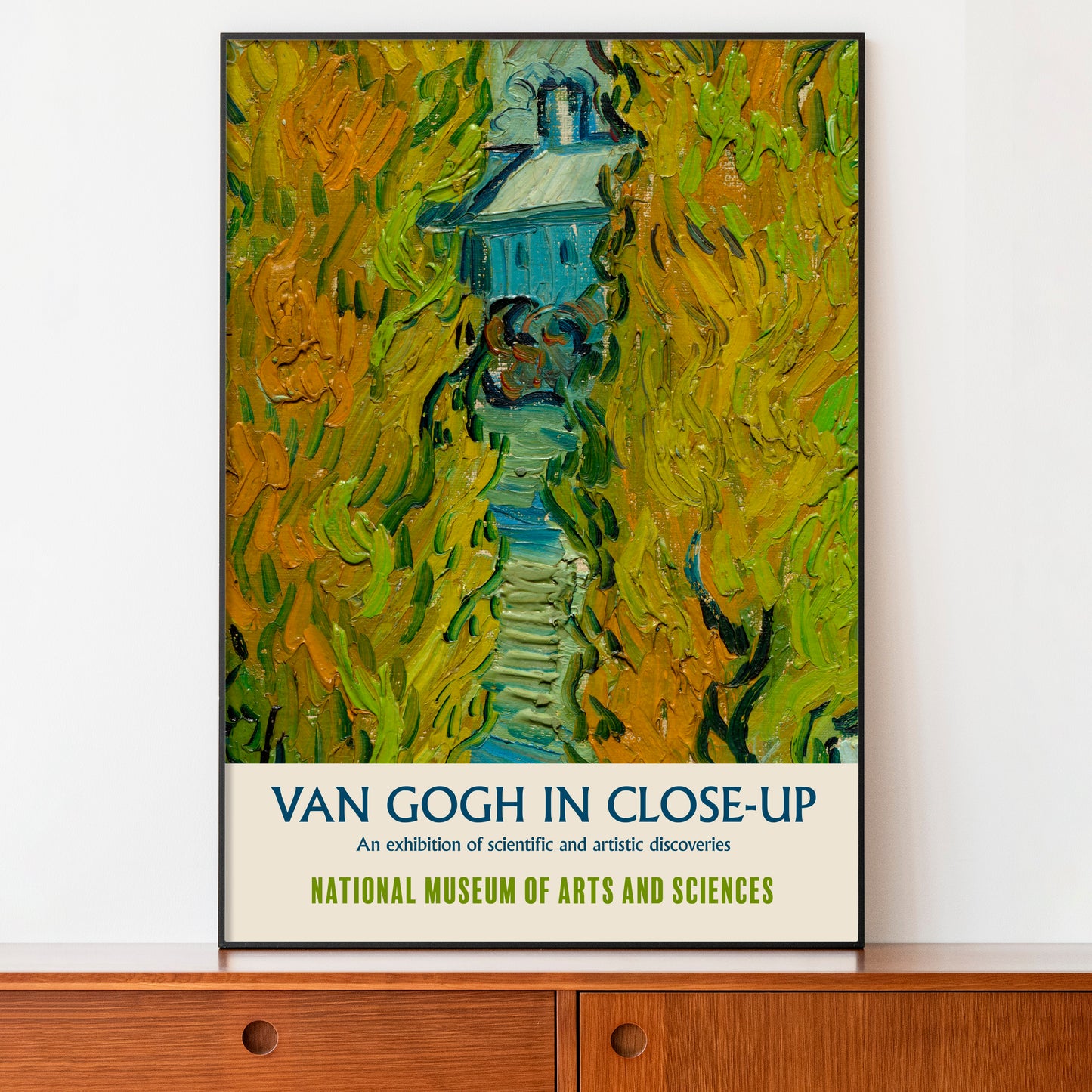 Vincent Van Gogh Exhibition Poster, Van Gogh In Close-Up