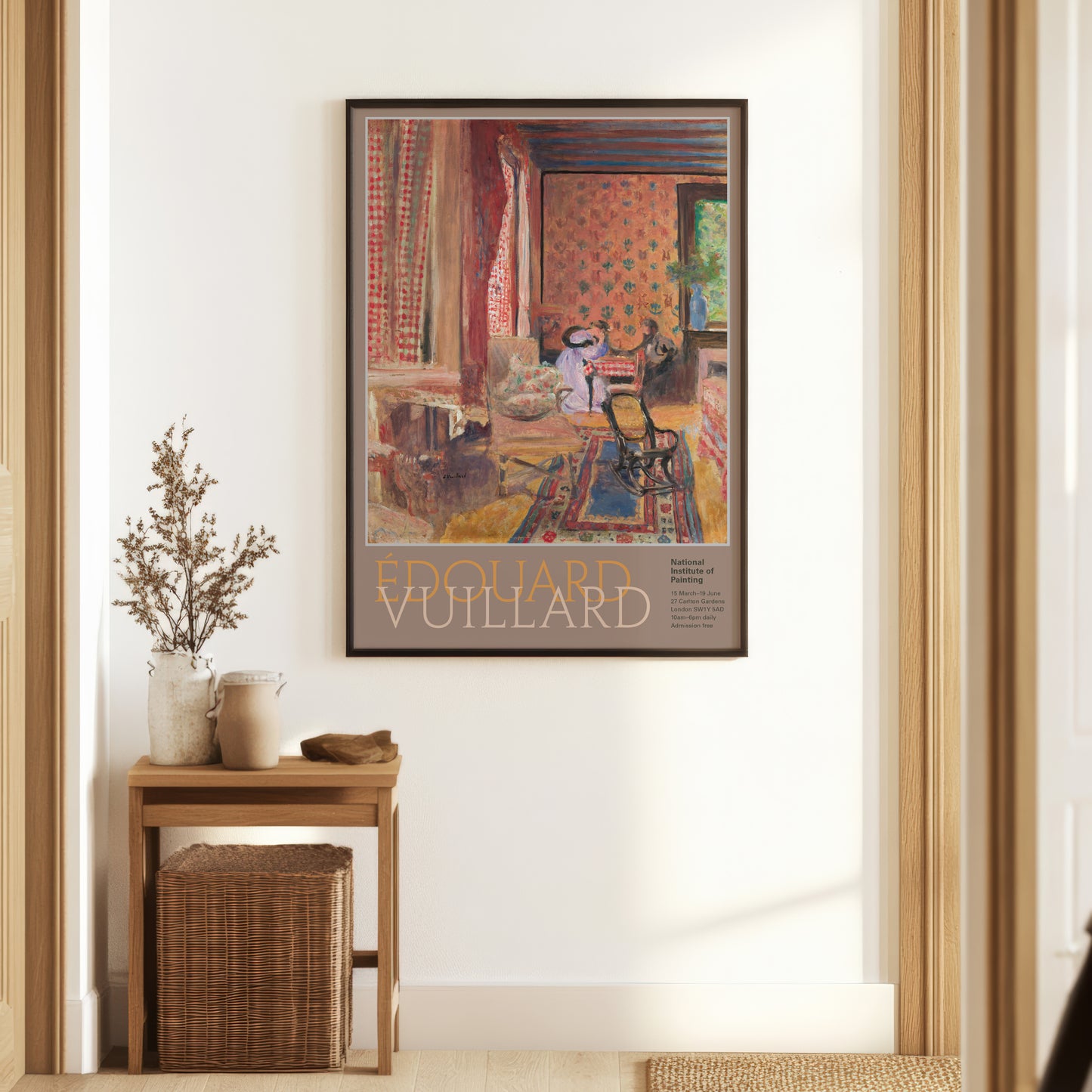 Édouard Vuillard Exhibition Poster - 'At The Board Game', 1902