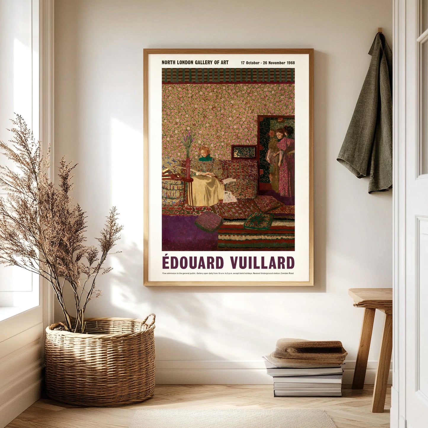 Édouard Vuillard Exhibition Poster - 'Personnages dans un intérieur - L'Intimité' (1896)